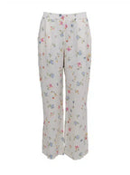 Melina Linen Pant, Flower print image 1