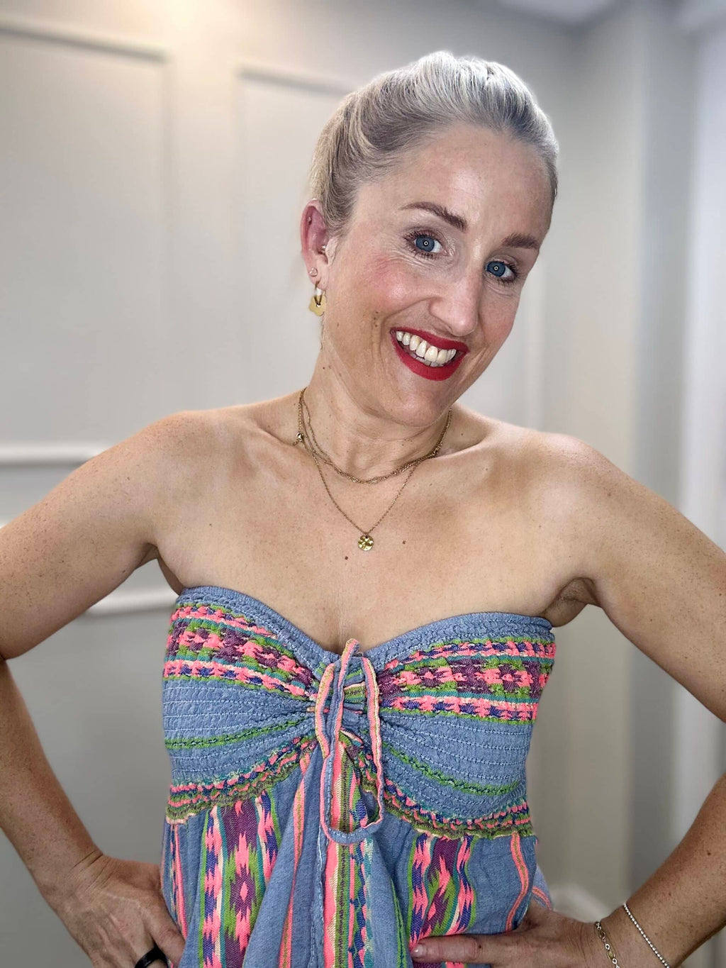 Mabel Dress, Blue image 1