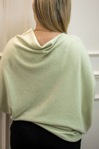 Asymmetric Knit, Pistachio