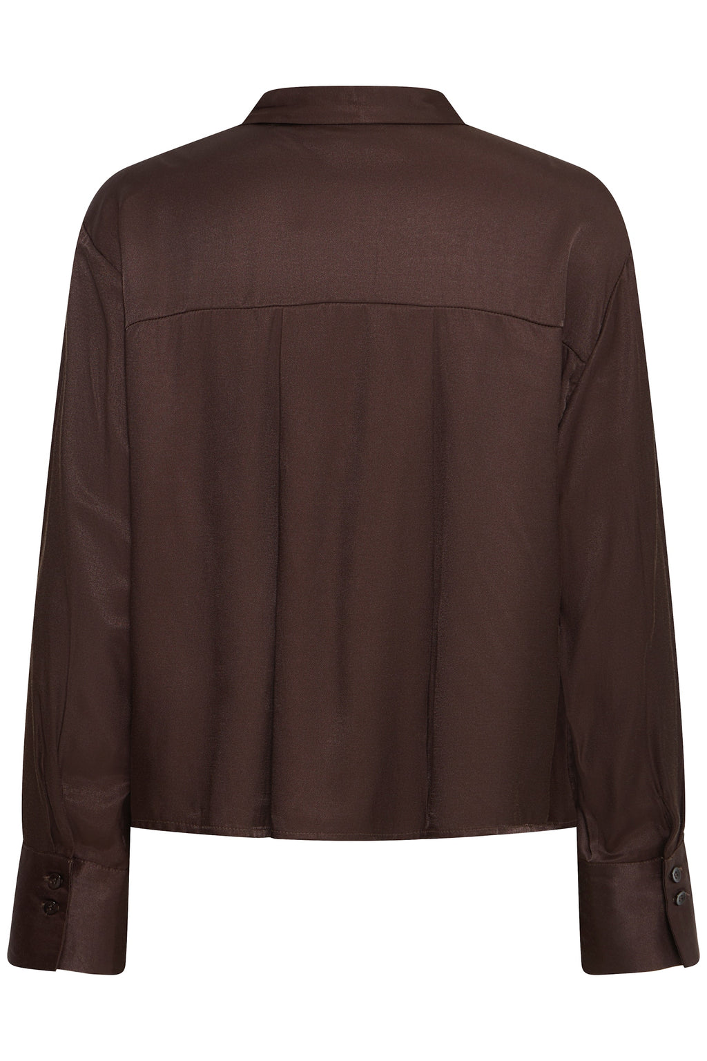 Luxe Shirt in Mole, back view
