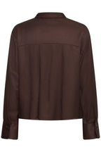 Luxe Shirt in Mole, back view