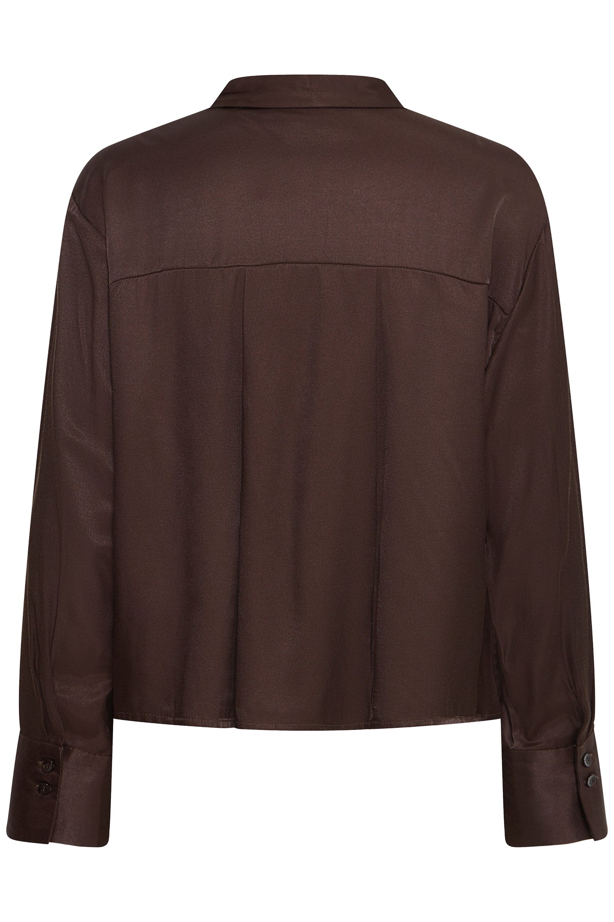 Luxe Shirt in Mole, back view