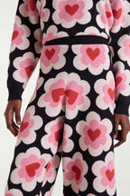 Sofia Jacquard Fabric Trouser, Sweetheart design image 4