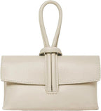 Leather Loop Bag, Stone image 0