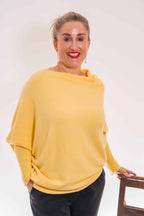 Asymmetric Knit, Lemon image 0