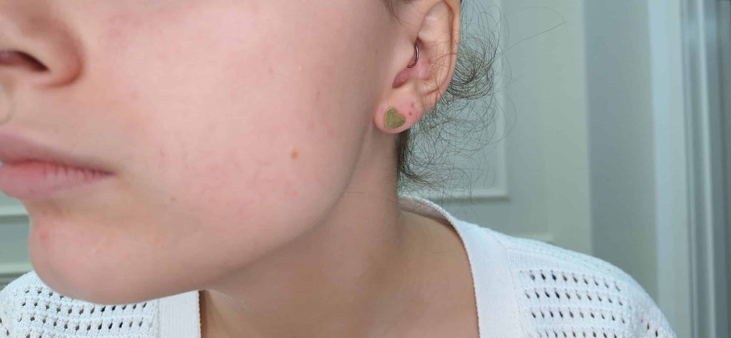 Gold-plated Heart Earrings image 1
