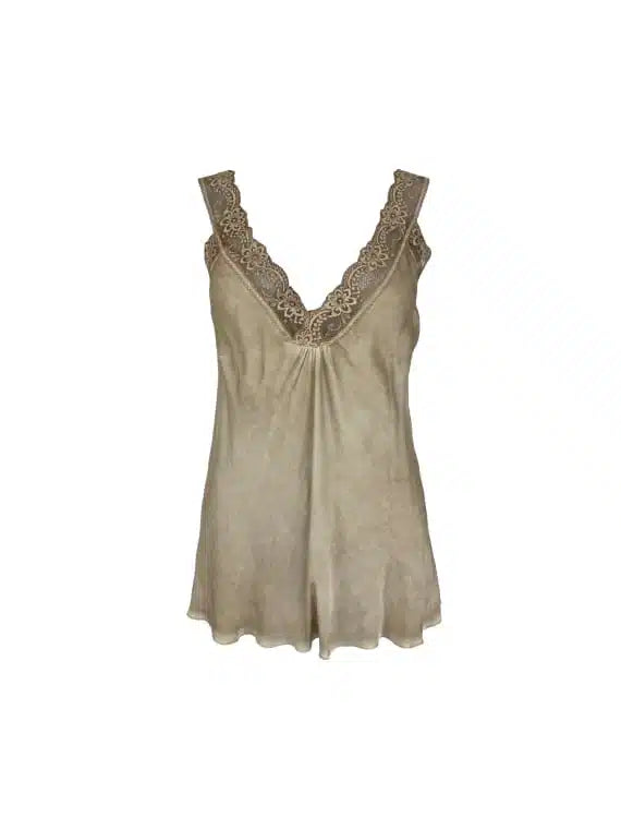 Lace Cami Vest, Champagne image 1