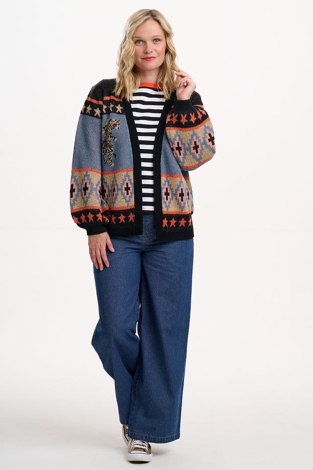 Yvette Cardigan, Multi, Climbing Tigers image 2