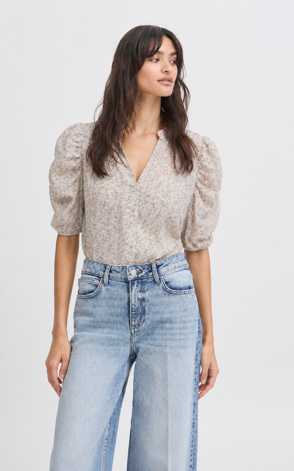 Itallon Short-Sleeved Shirt, Xenon Blue Mix