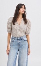 Itallon Short-Sleeved Shirt, Xenon Blue Mix