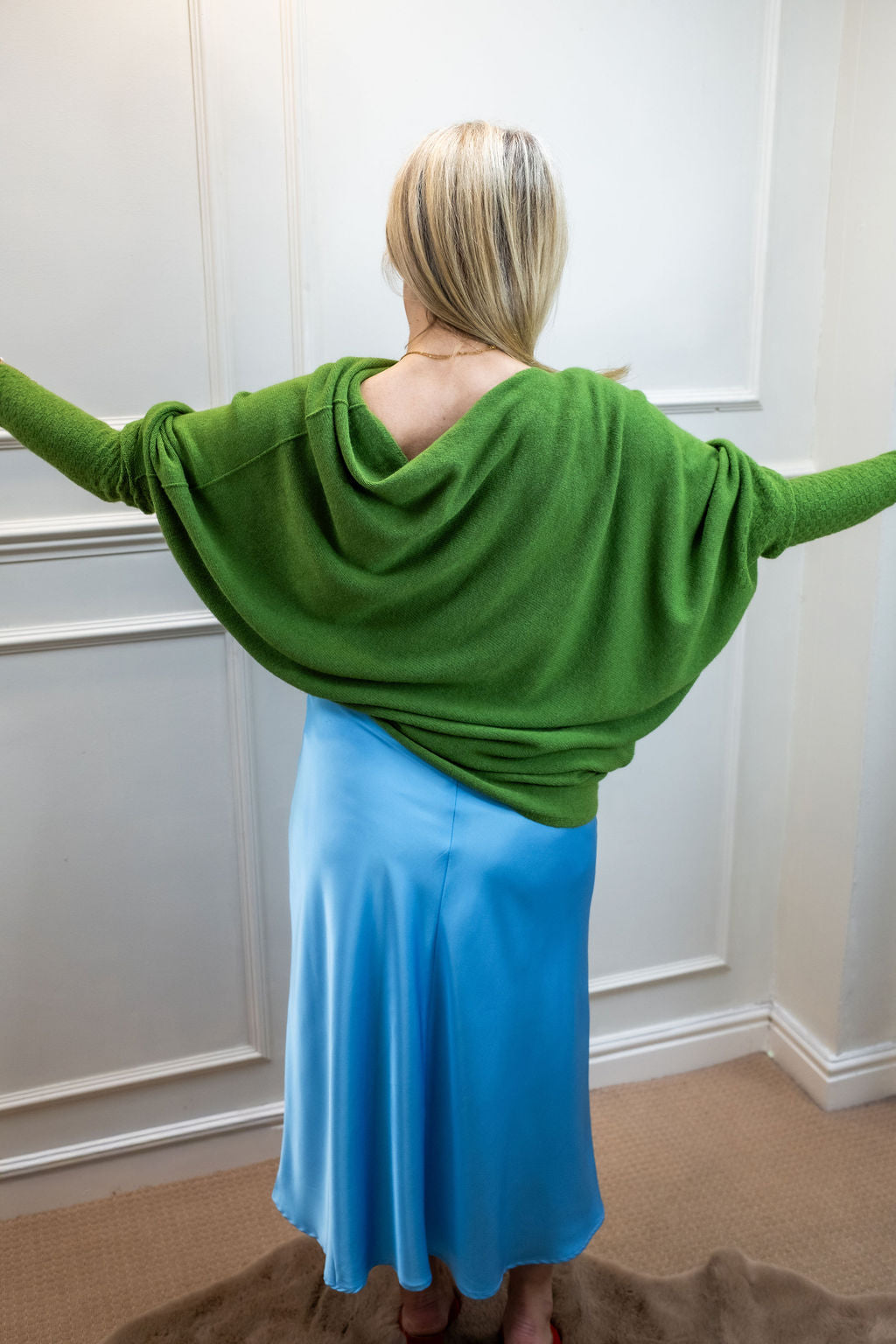 Asymmetric Knit, Fern