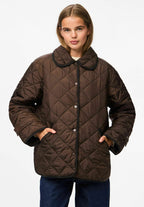 Emily Quilted Jacket, Hot Fudge