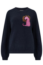 Essie Jumper, Navy, Leopard Rays image 4