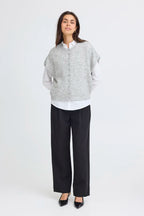 Sanny Cardigan,Light Grey Melange image 4