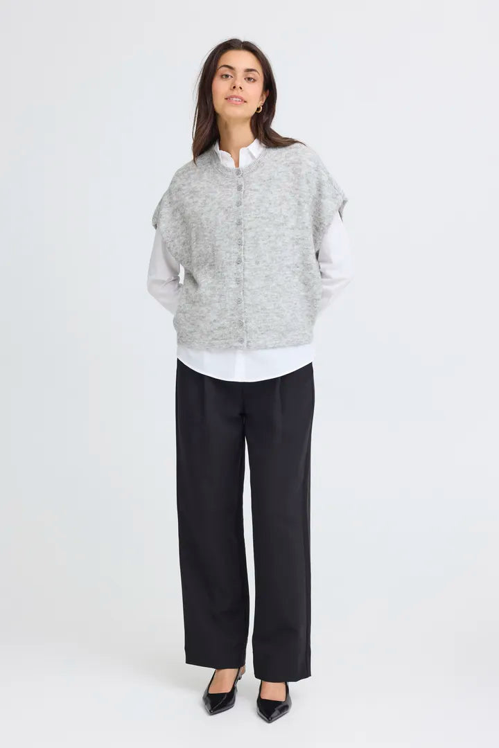 Sanny Cardigan,Light Grey Melange image 4