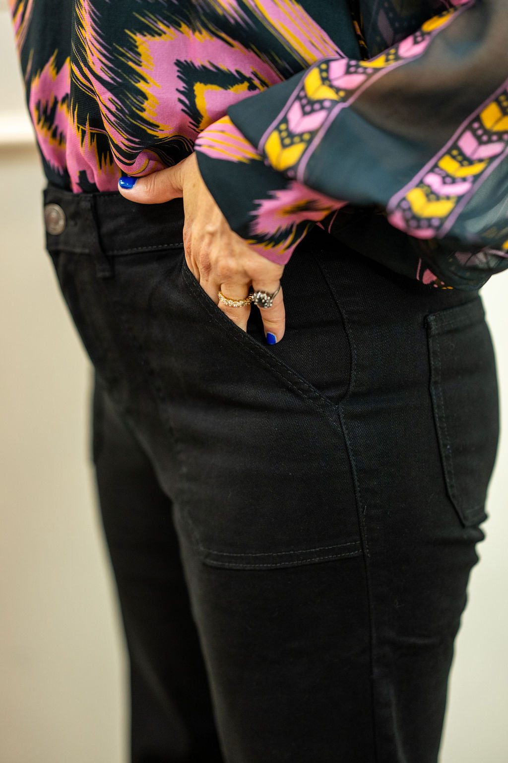 Alder Jean - Wide Leg, Black