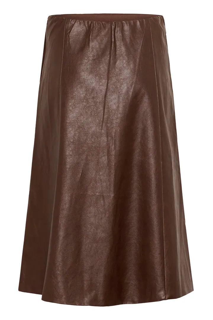 Paloma Skirt, Brown Washed image 4