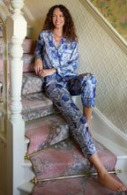 Izzy Satin Pyjamas, William Morris print image 0