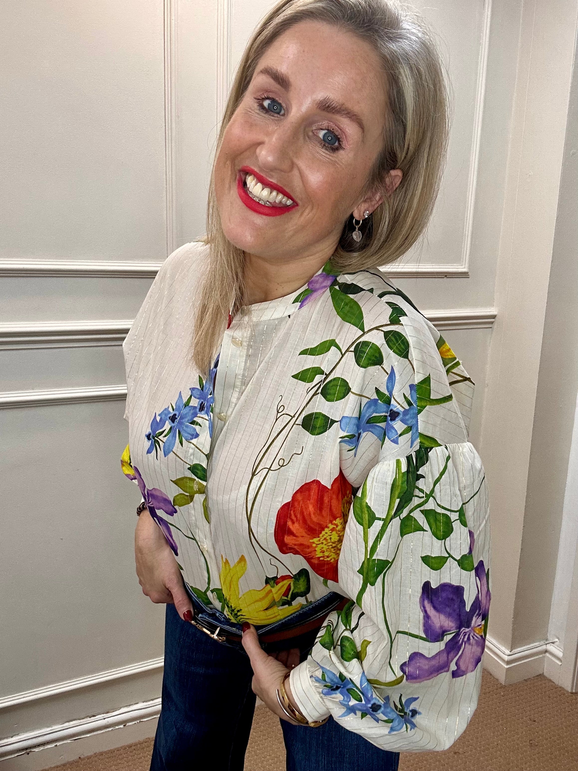 Belisa Shirt, Pristine print