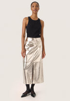 Danila Skirt, Gold — Soaked in Luxury