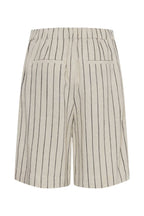Johanna  Woven Short, Linen Black Stripe image 6