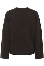 Huxi V-Neck Pullover, Espresso image 5