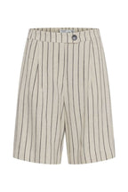 Johanna  Woven Short, Linen Black Stripe image 5