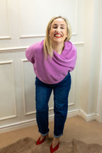 Asymmetric Knit, Heather