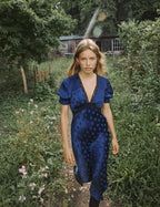 Angela Midi Dress, Midnight Blue image 0