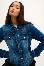 Denim Jacket, Medium Blue wash image 2