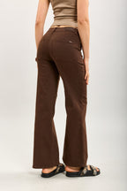 Alder Jean - Wide Leg, Chocolate