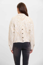 Bubbly Boxy Jacket, Birch ikat image 1