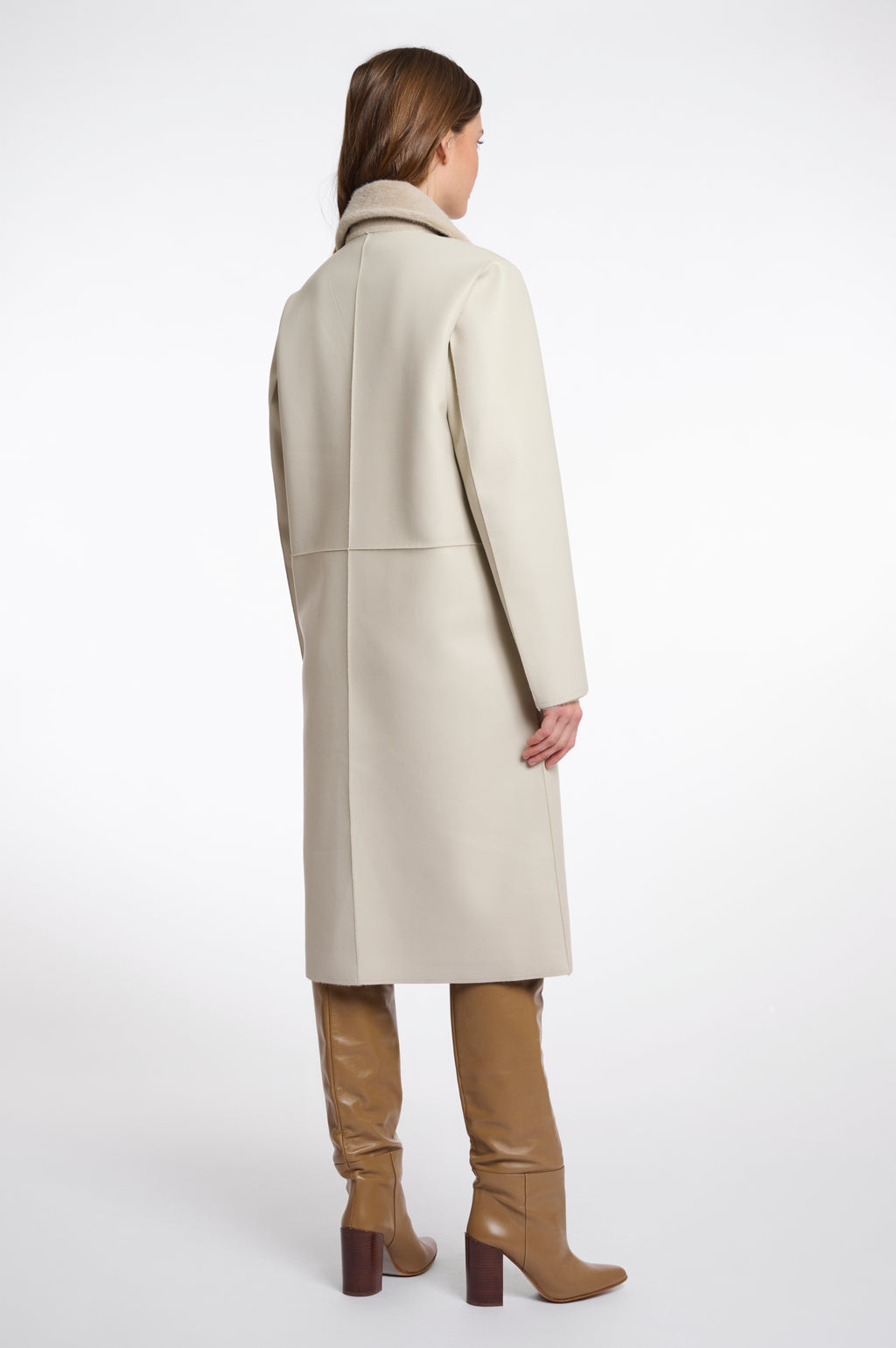 Tatiana Reversible Coat, Birch image 3