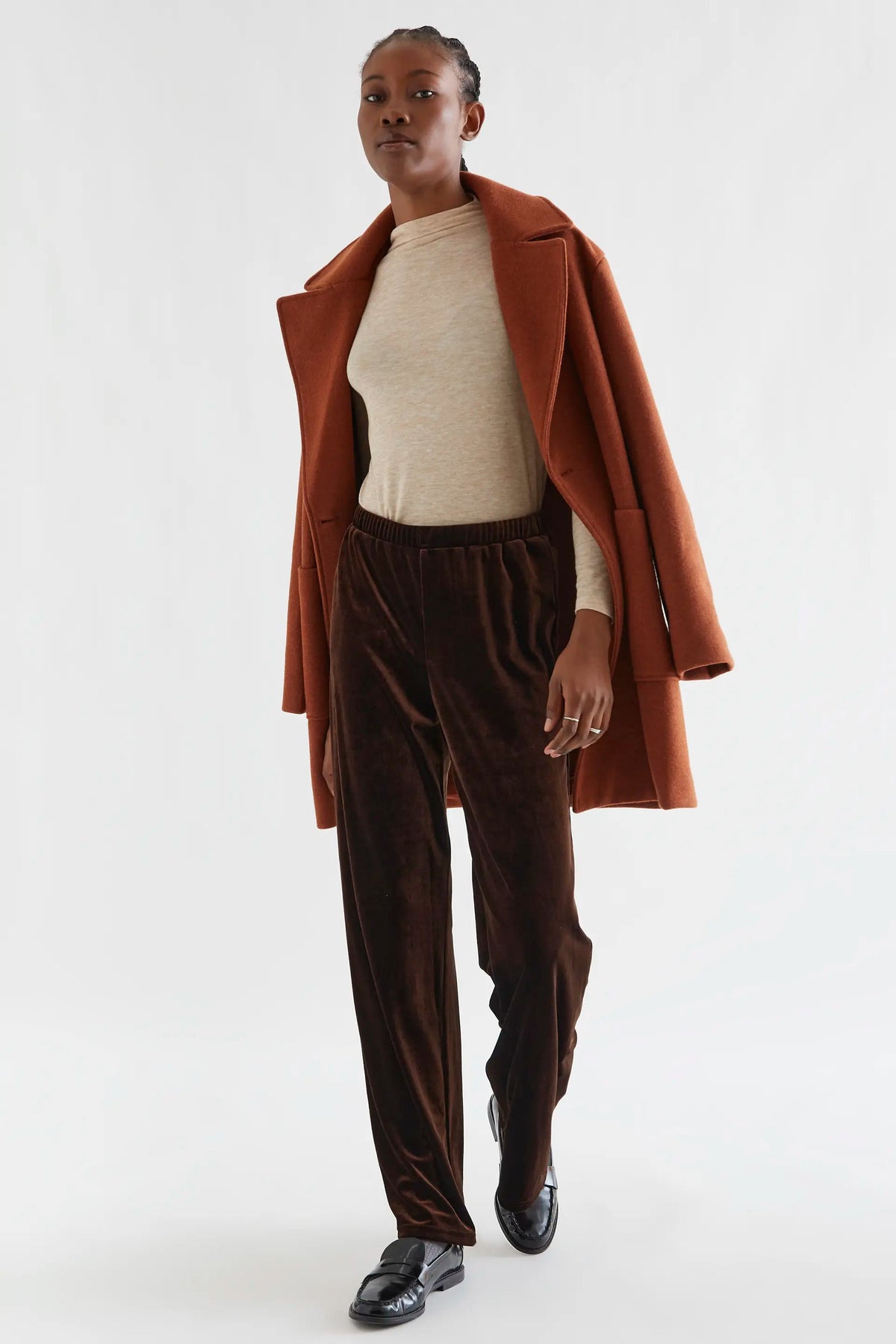 Velvet Trousers, Brown
