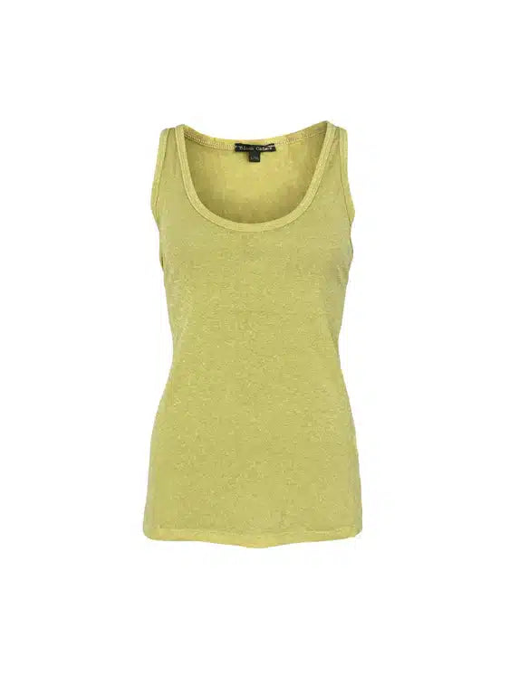 Faye Lurex Vest Top, Yellow colour image 0