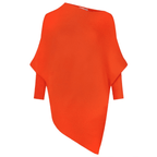 Asymmetric Knit, Orange image 5