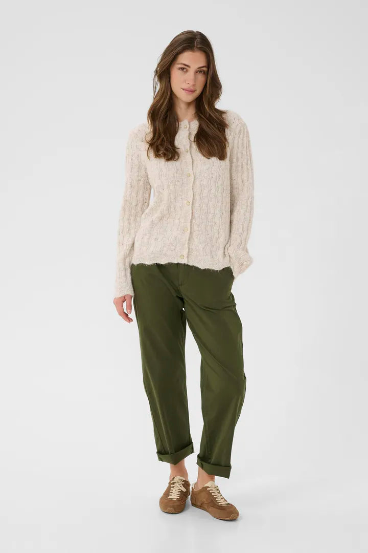 Junah Cardigan, Oat Melange image 2