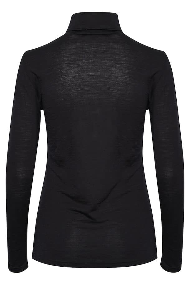 Rollneck Top, Black image 9