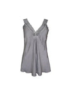 Lace Cami Vest, Grey image 0