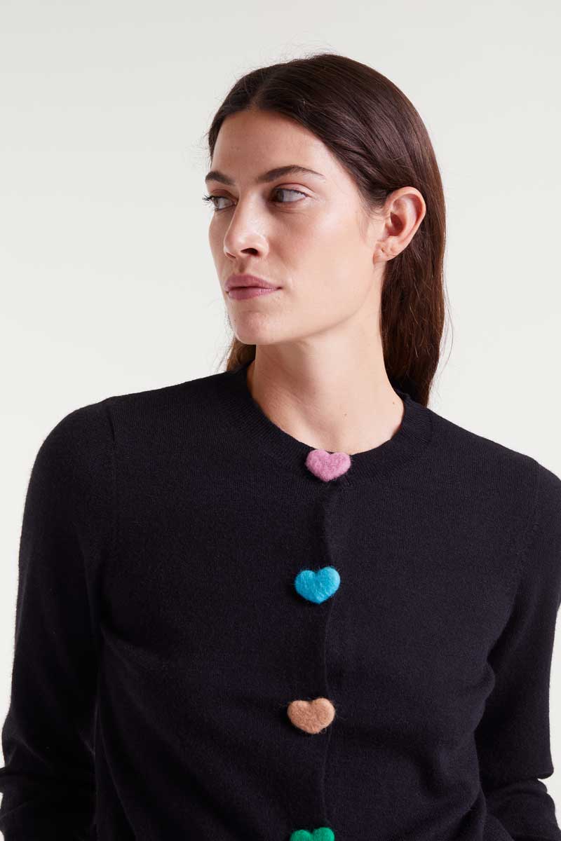 Valeria Cardigan, Black image 2