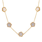 Gold-Plated Clover Meadow Necklace image 0