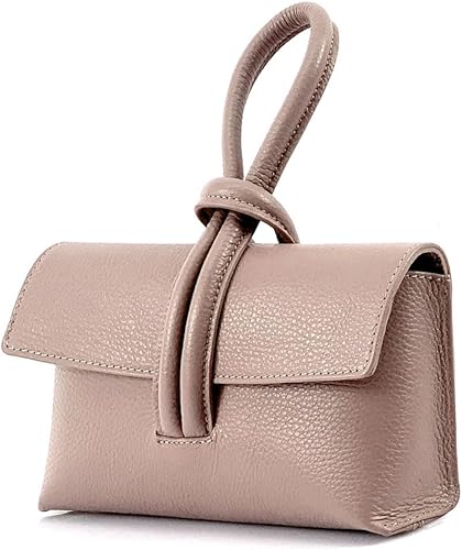 Leather Loop Bag, DustyPink image 0