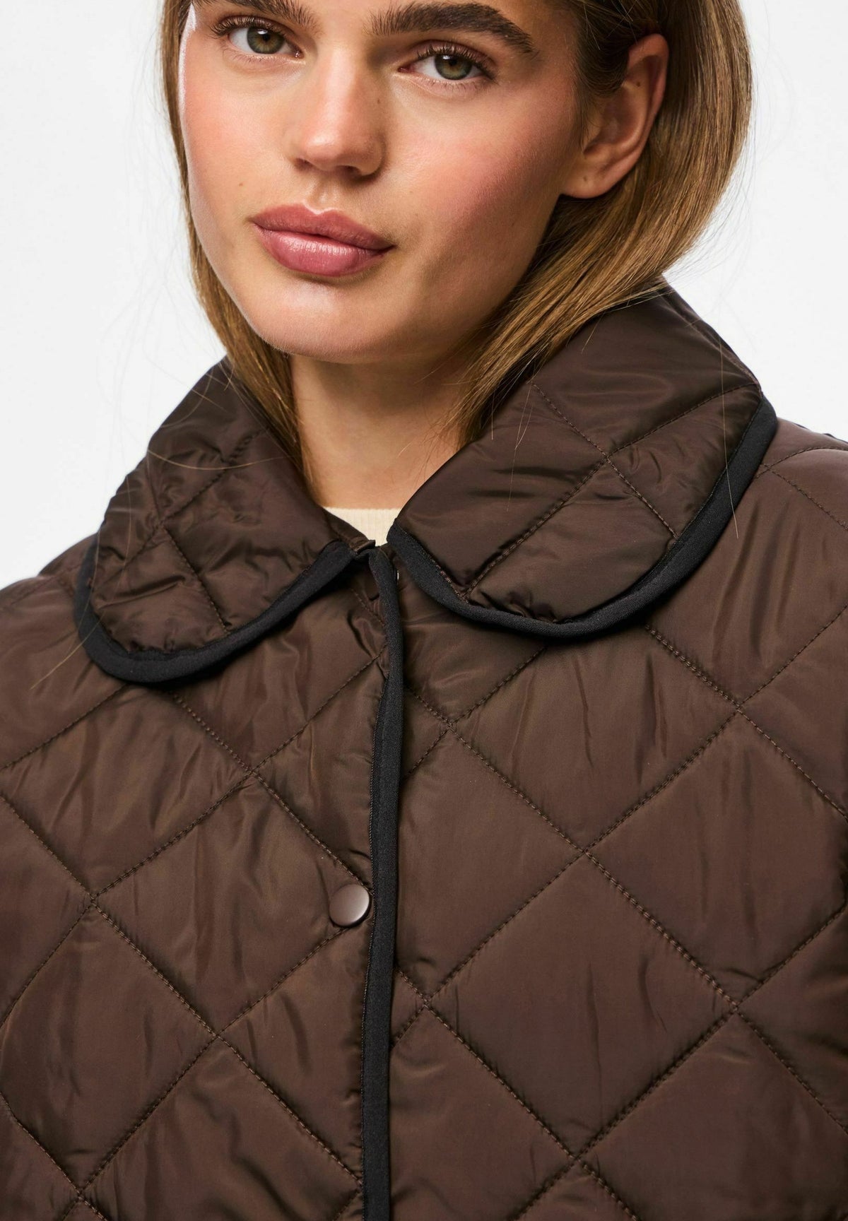 Emily Quilted Jacket, Hot Fudge