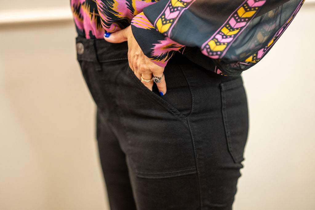 Alder Jean - Wide Leg, Black