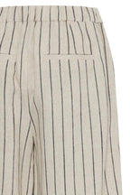 Johanna  Woven Short, Linen Black Stripe image 7