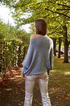 Asymmetric Knit, Grey image 5