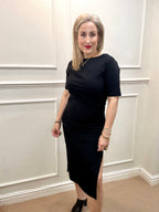 Sora Long Dress, Black image 0