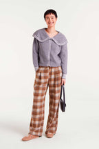 Daniela Sailor Collar Cardigan, Soft Grey image 3