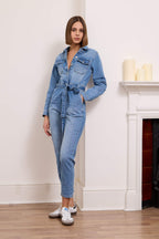 Joy Jumpsuit, Blue Denim image 0