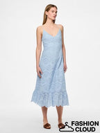 Vilde Strap Dress, Cashmere Blue image 1